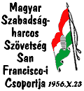 Nagyobb San Francisco-i Magyar Szabadsgharcos Szvetsg banner
